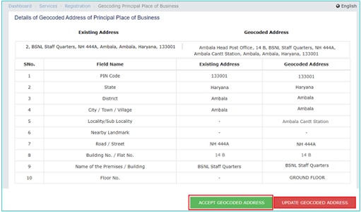 Geocoded Address