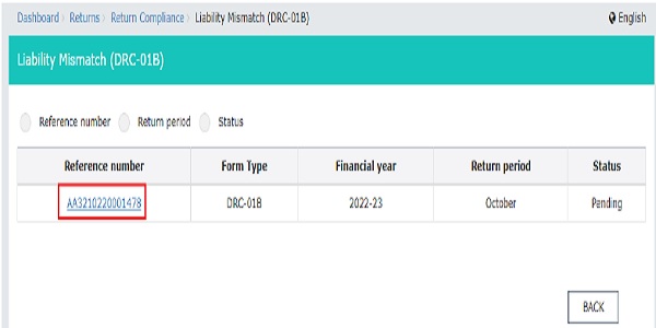 The Liability Mismatch DRC 01B