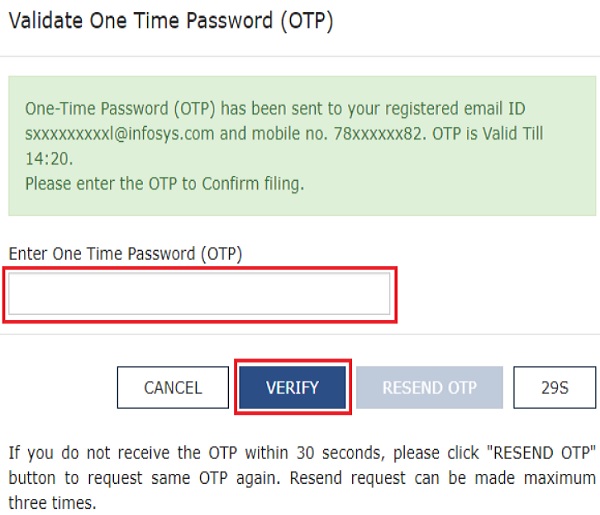 the Primary Authorized Signatory registered